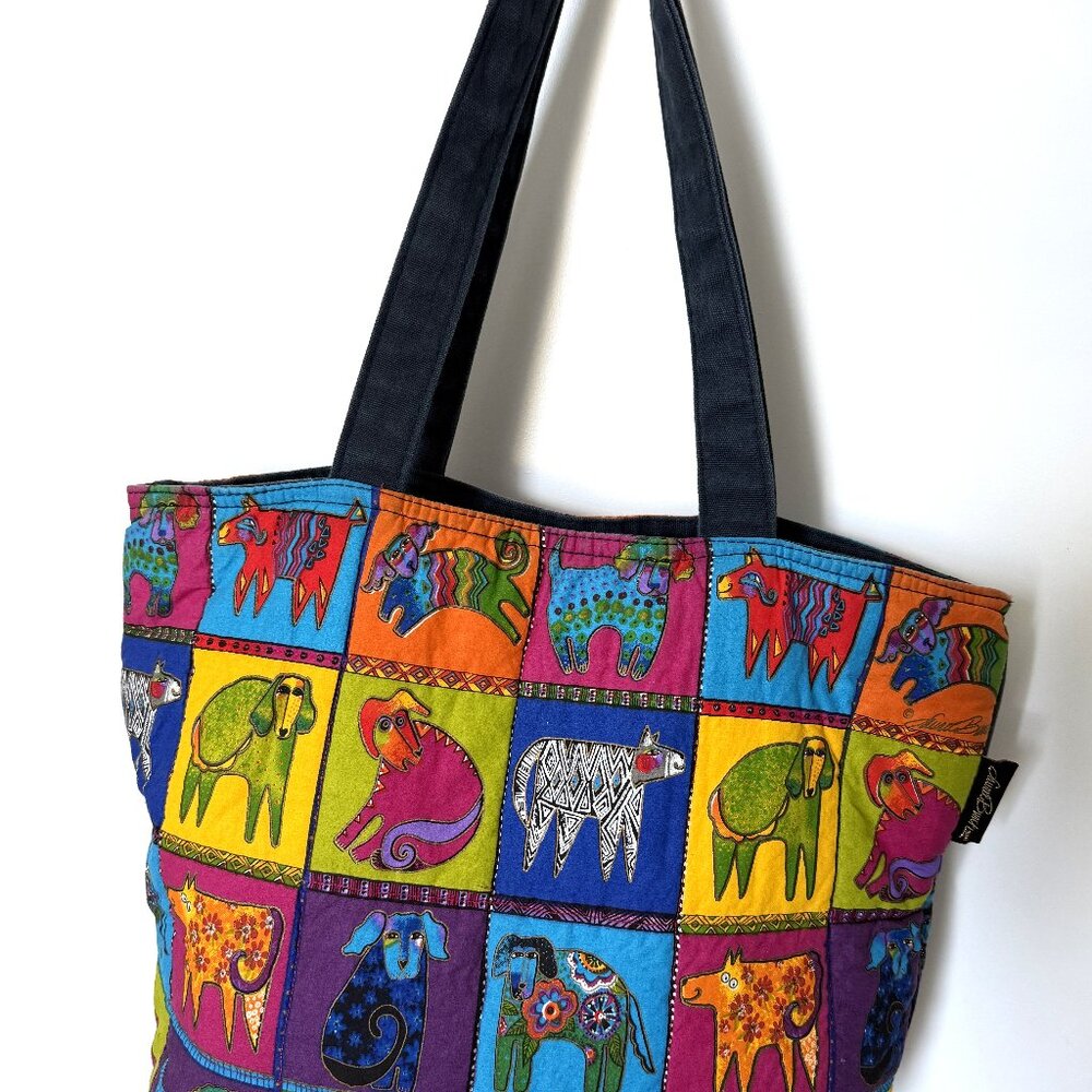 Laurel Burch Bag Women's Crossbody Zipper Top Beach Tote Fabric Bag